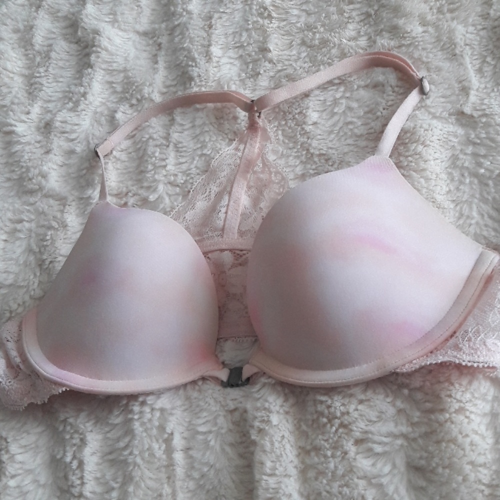 Pink Racer-back Bra